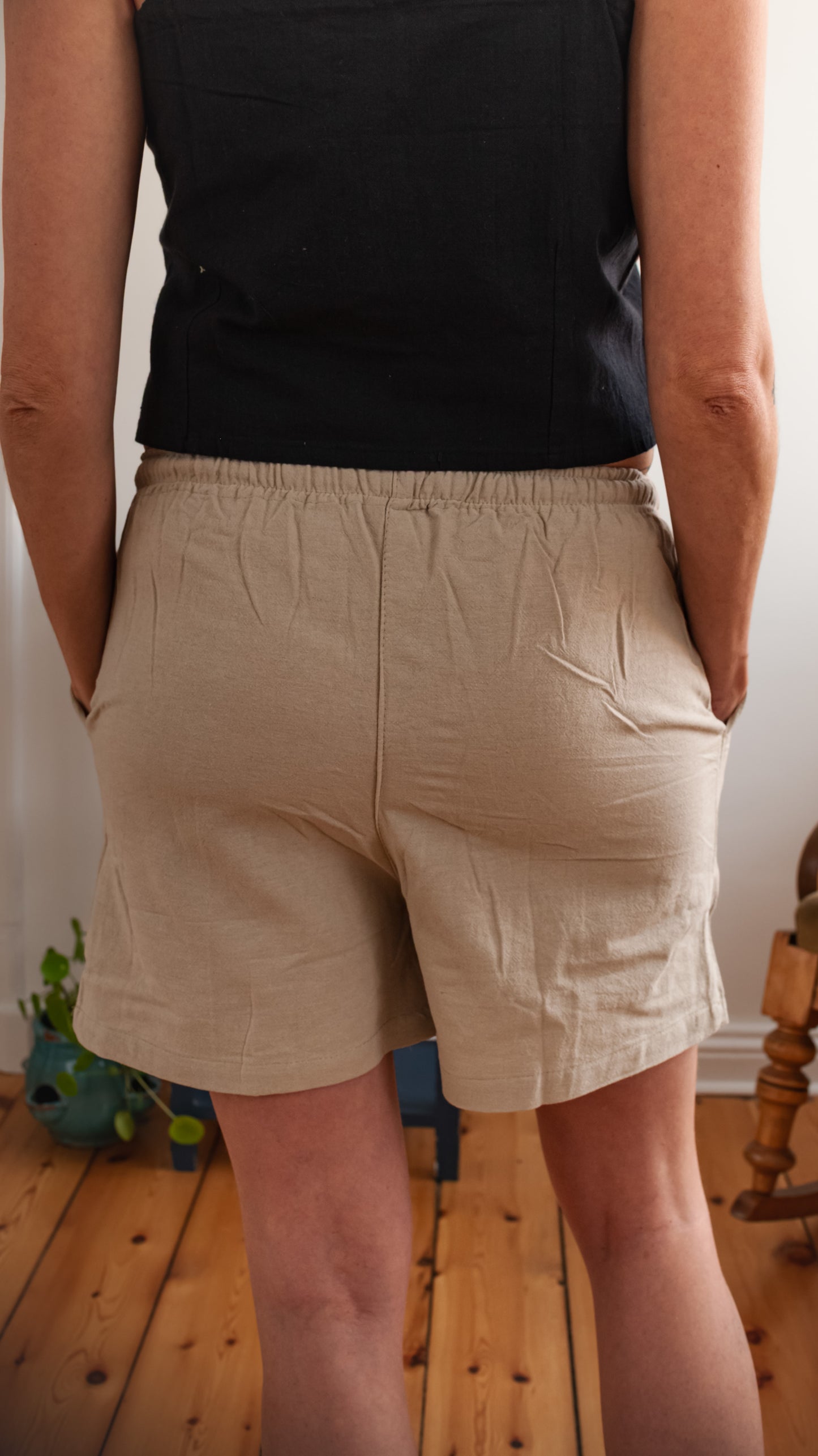 Leinen-Shorts Damen - 100% Leinen