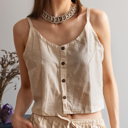 Tank Top - 100% Leinen